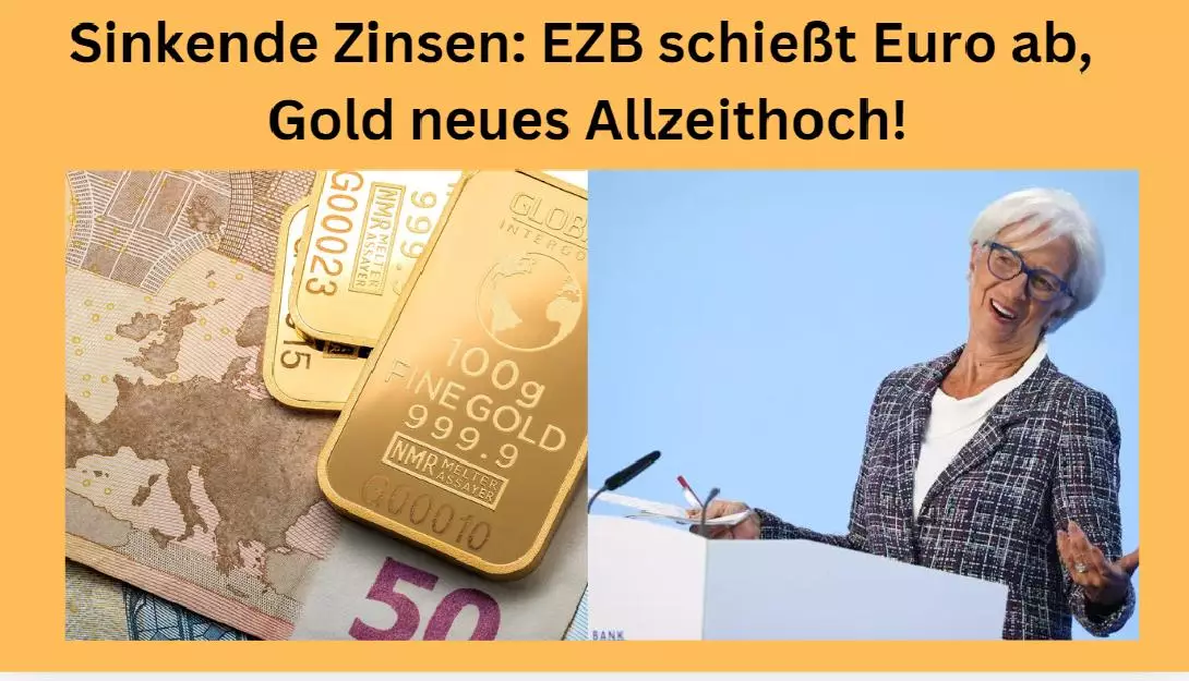 Sinkende Zinsen: EZB schießt Euro ab, Gold neues Allzeithoch! Marktgeflüster Teil 1